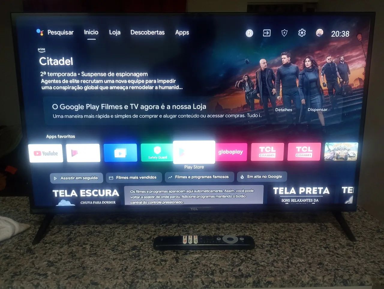 TV smart TCL com sistema Android - TVs - Parque Estrela Dalva IX