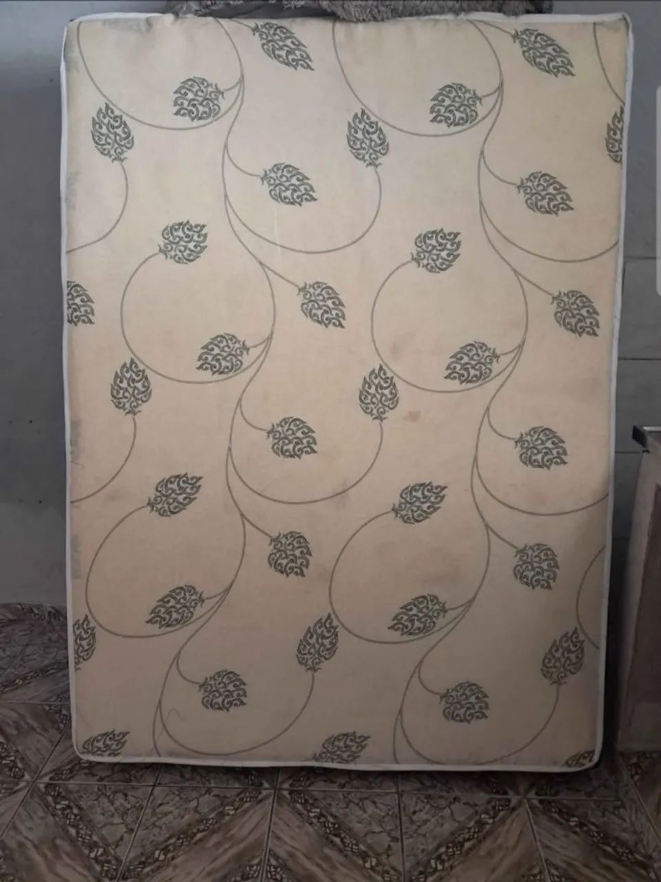 Base  cama box para colchao de casal com colchao