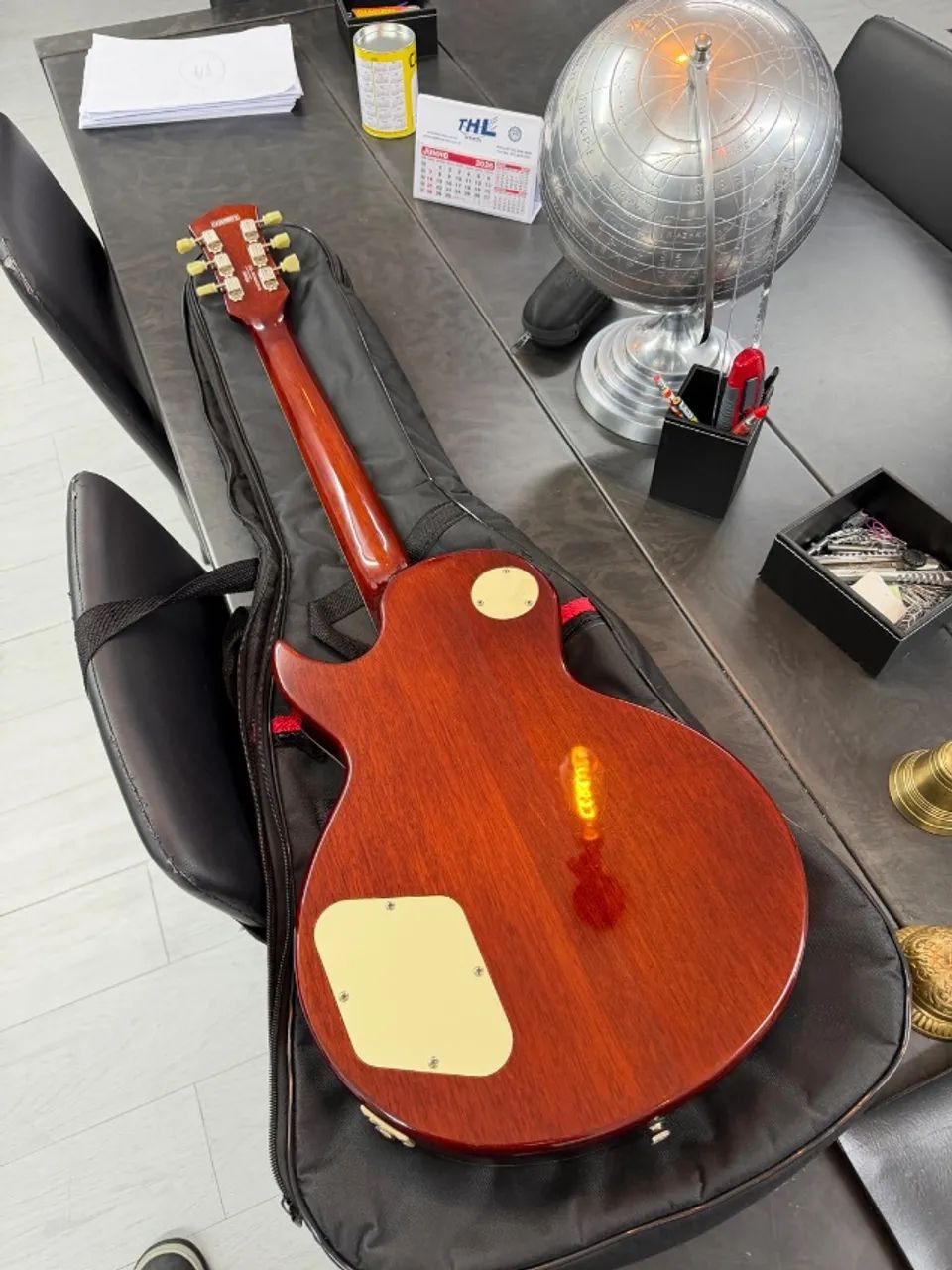 Guitarra Cort Cr250 Vb Classic Rock Les Paul Zerada Regulada - Foto 2