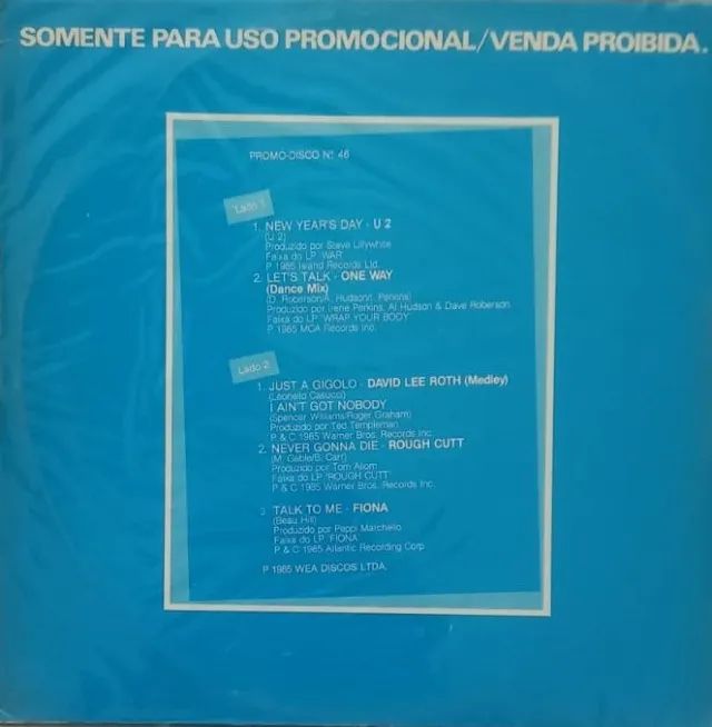 PROMO DISCO WEA  -  PROMO 46 - Foto 2