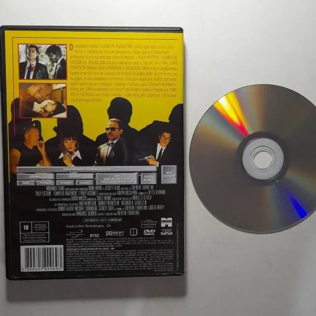 Dvd Pulp Fiction, seminovo, mídia intacta. - Foto 3