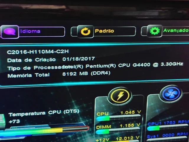 Processador Intel Pentium G4400 6° Geração (Só Venda