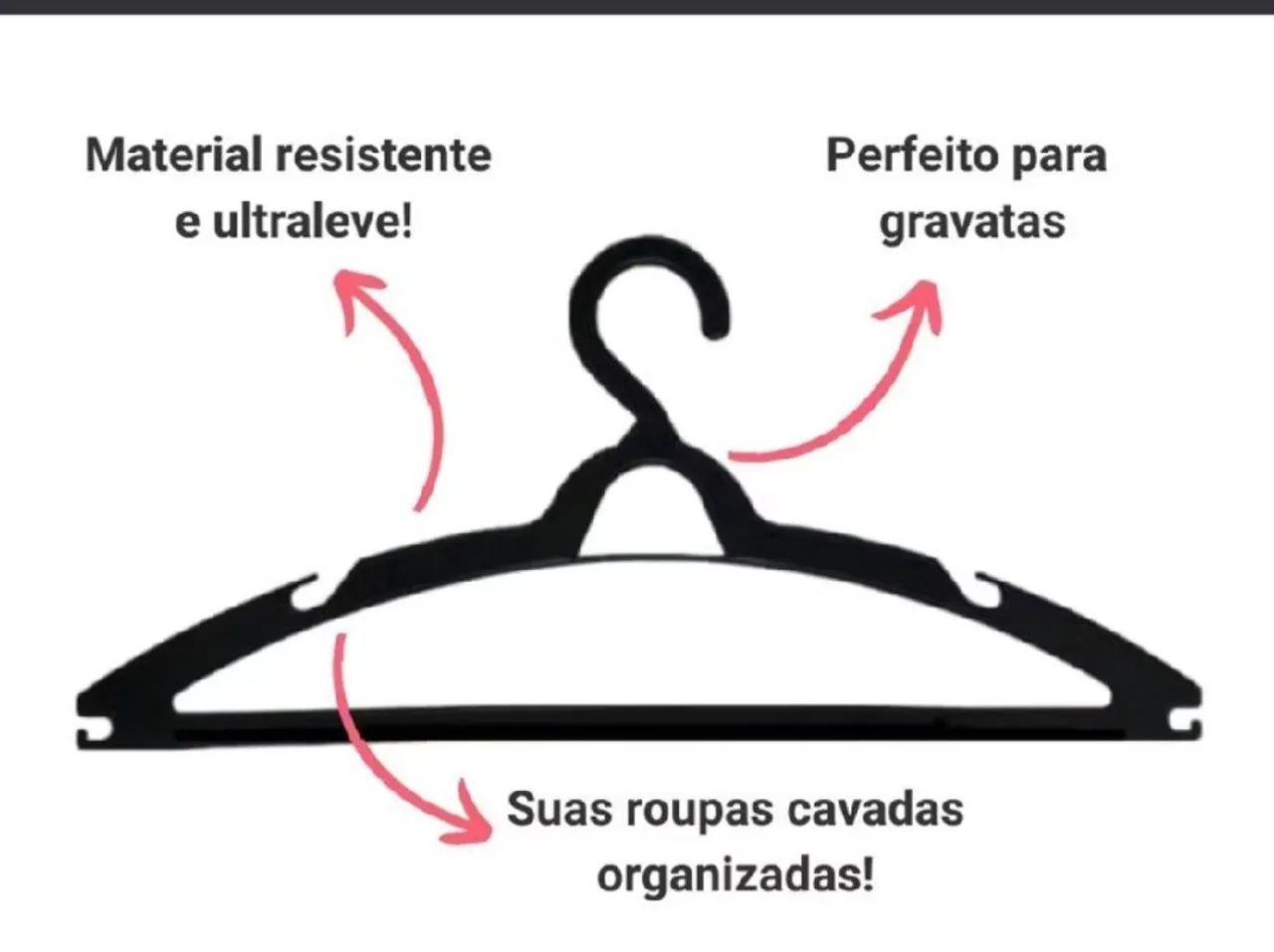 Kit com 12 Cabides Adulto  - Foto 2