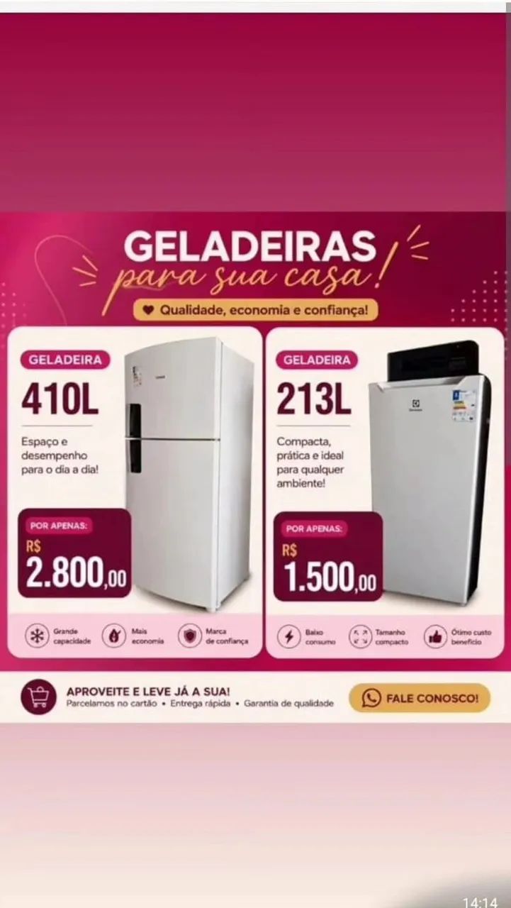 Vitrines E geladeiras