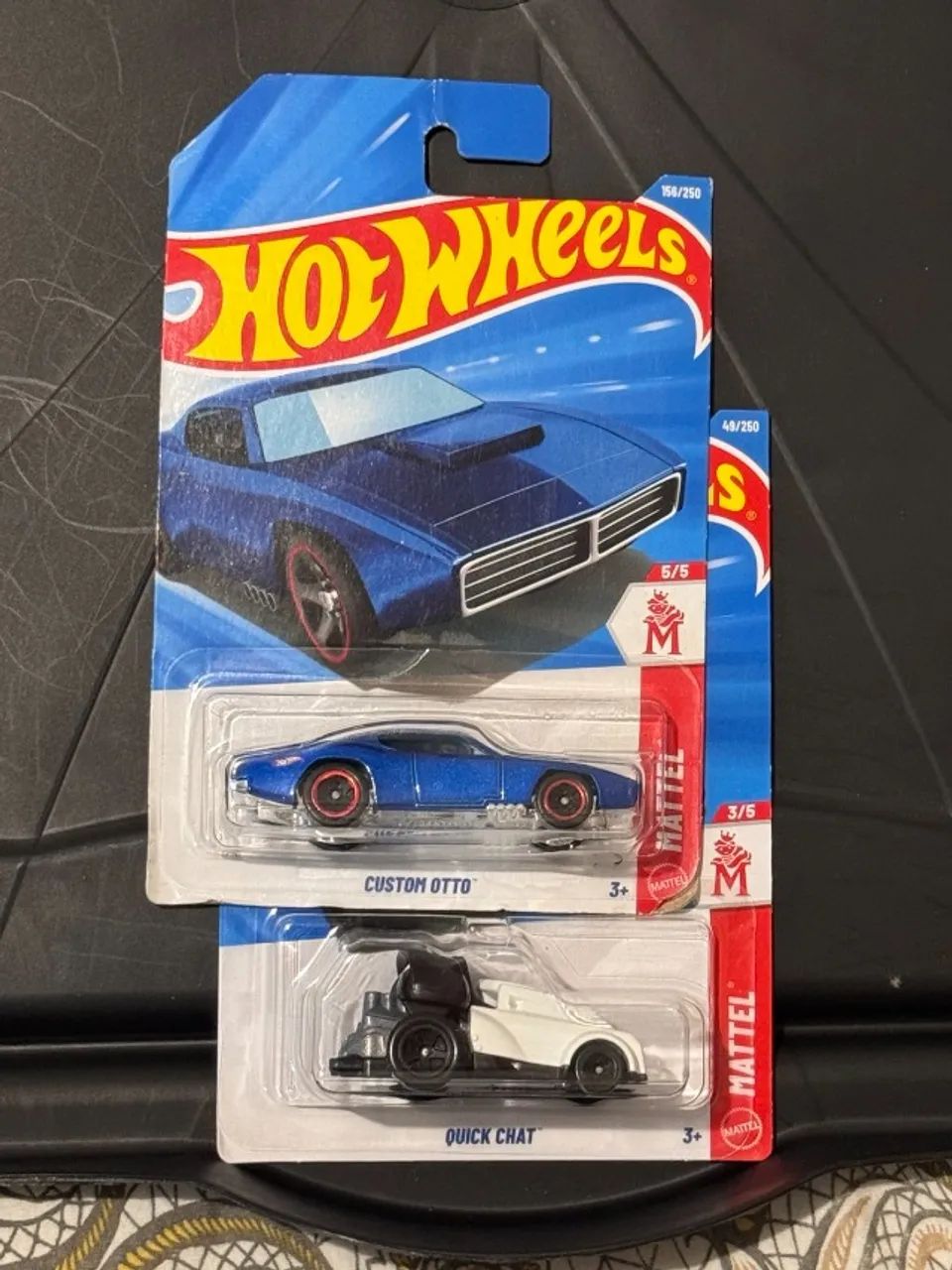 Kit 14 - Hot Wheels Custom Otto e Quick Chat 2 miniaturas - Foto 2