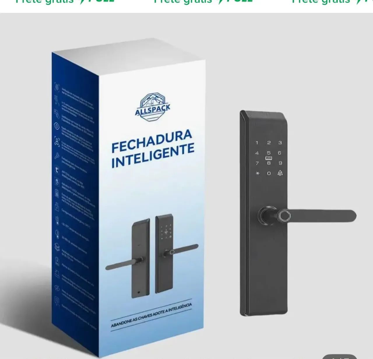 Fechadura eletrônica nova nunca usada  - Foto 4