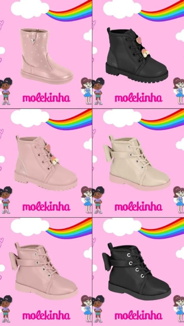 Bota galocha infantil MOLECA