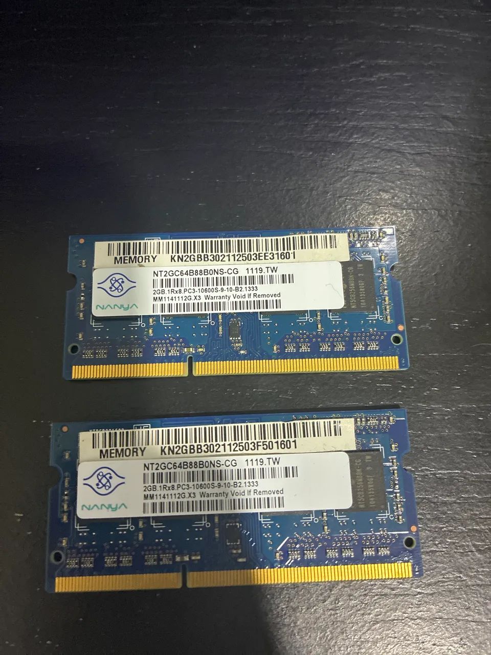 Kit de memória ram nanya 2gb de ram 