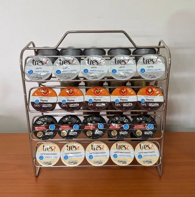 Máquina de Café Três Corações - LOV - 110V - Preta - Com Suporte e 34 Cápsulas - Foto 3