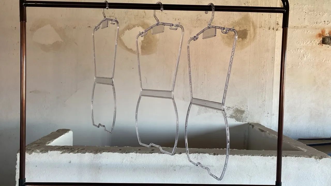 Cabides para loja de plástico 