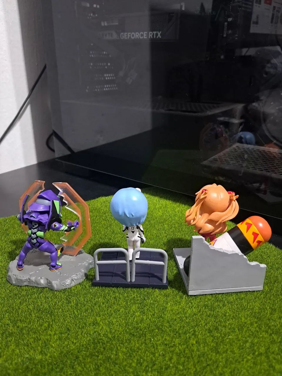 Kit Action Figure Evangelion EVA 3pcs - Foto 3