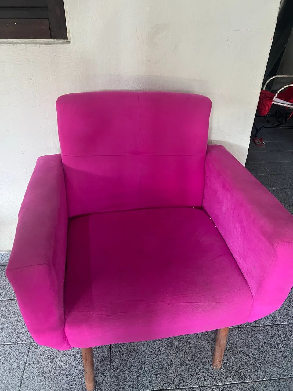 Poltrona rosa