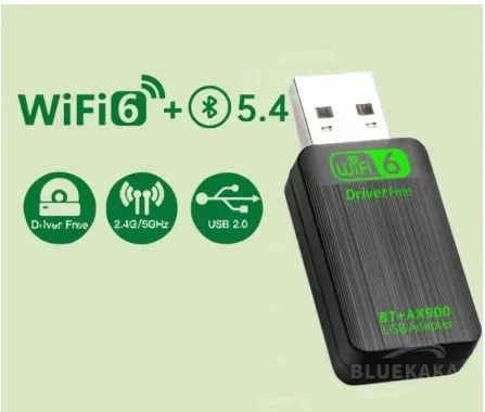 Adaptador 2in1 Wi-FI 6 Dual Band + Bluetooth 5.4. Entrego. LEIA