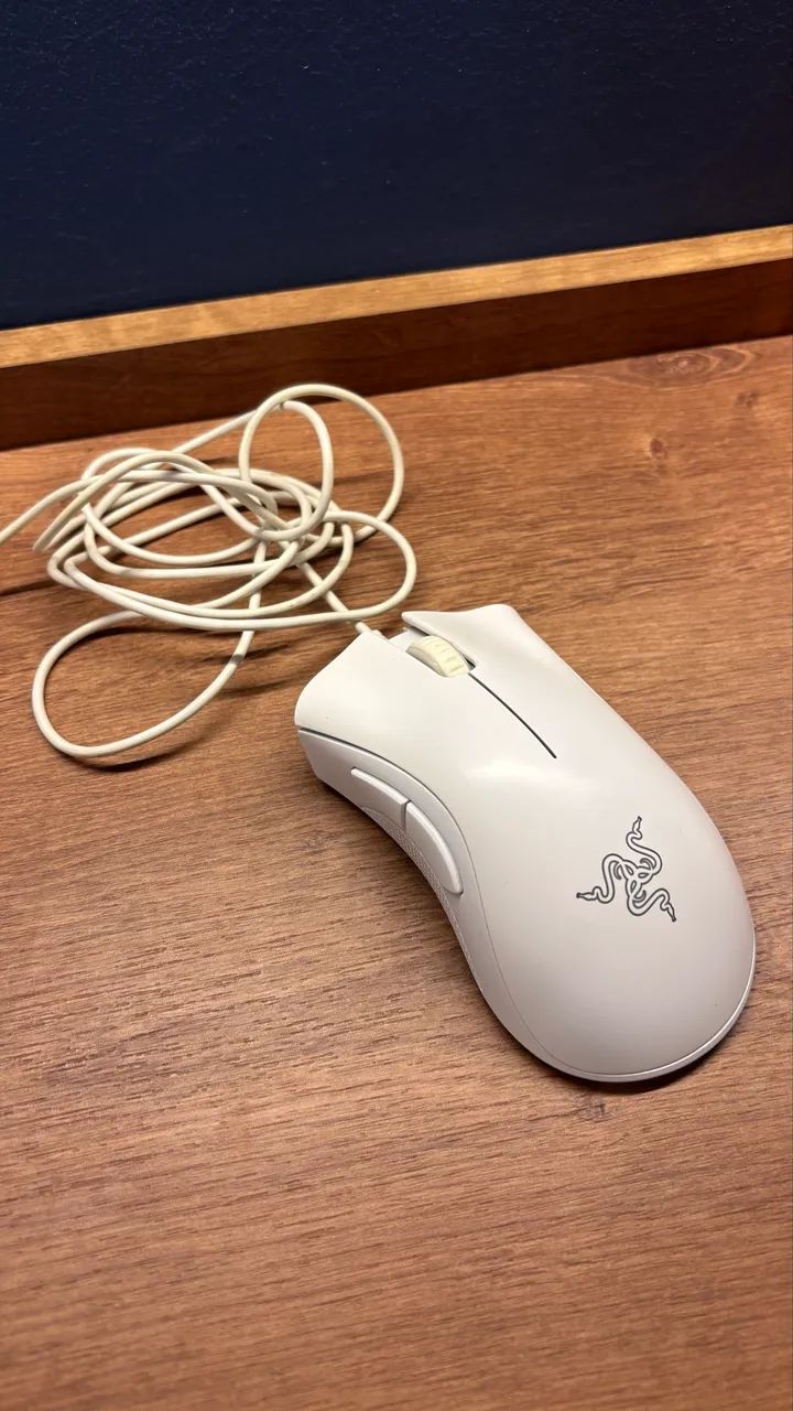 Mouse Razer Deathadder Essential - Branco Original