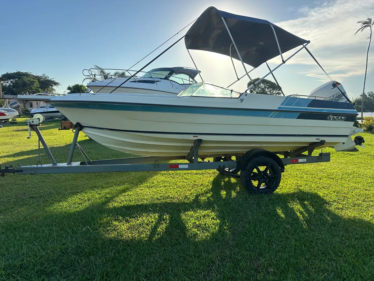 Lancha diamar 18 pés  - Foto 3