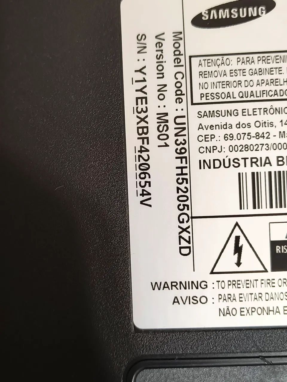 TV Samsung LED 39 polegadas  - Foto 5
