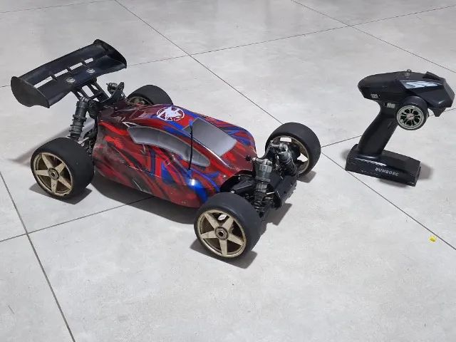 Automodelo buggy 1/8 elétrico 4s