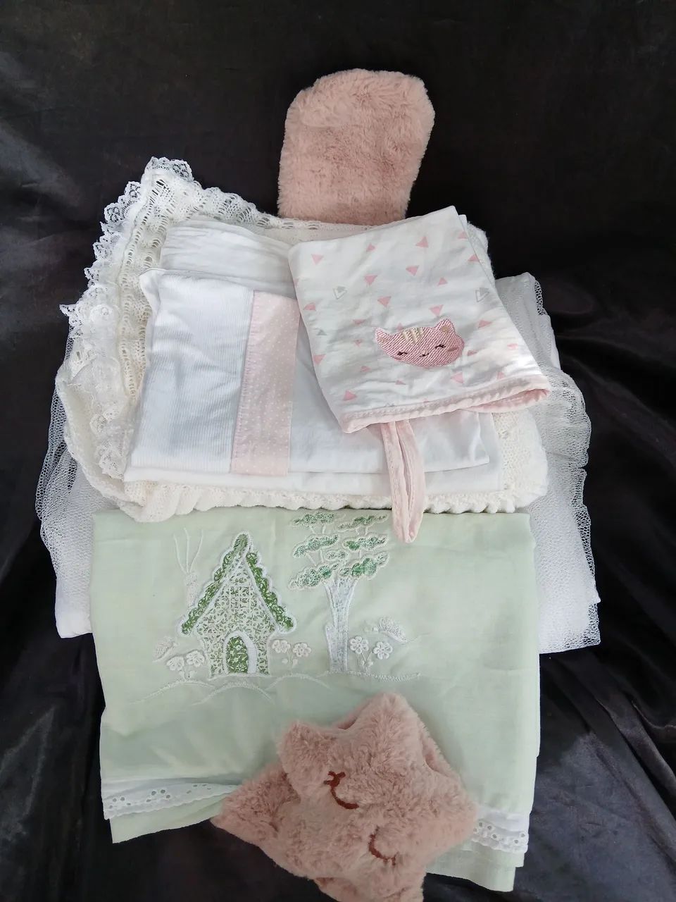 Lote de Berço para Bebê Menina - Foto 2