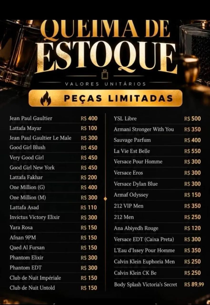 Perfumes importados 100% original