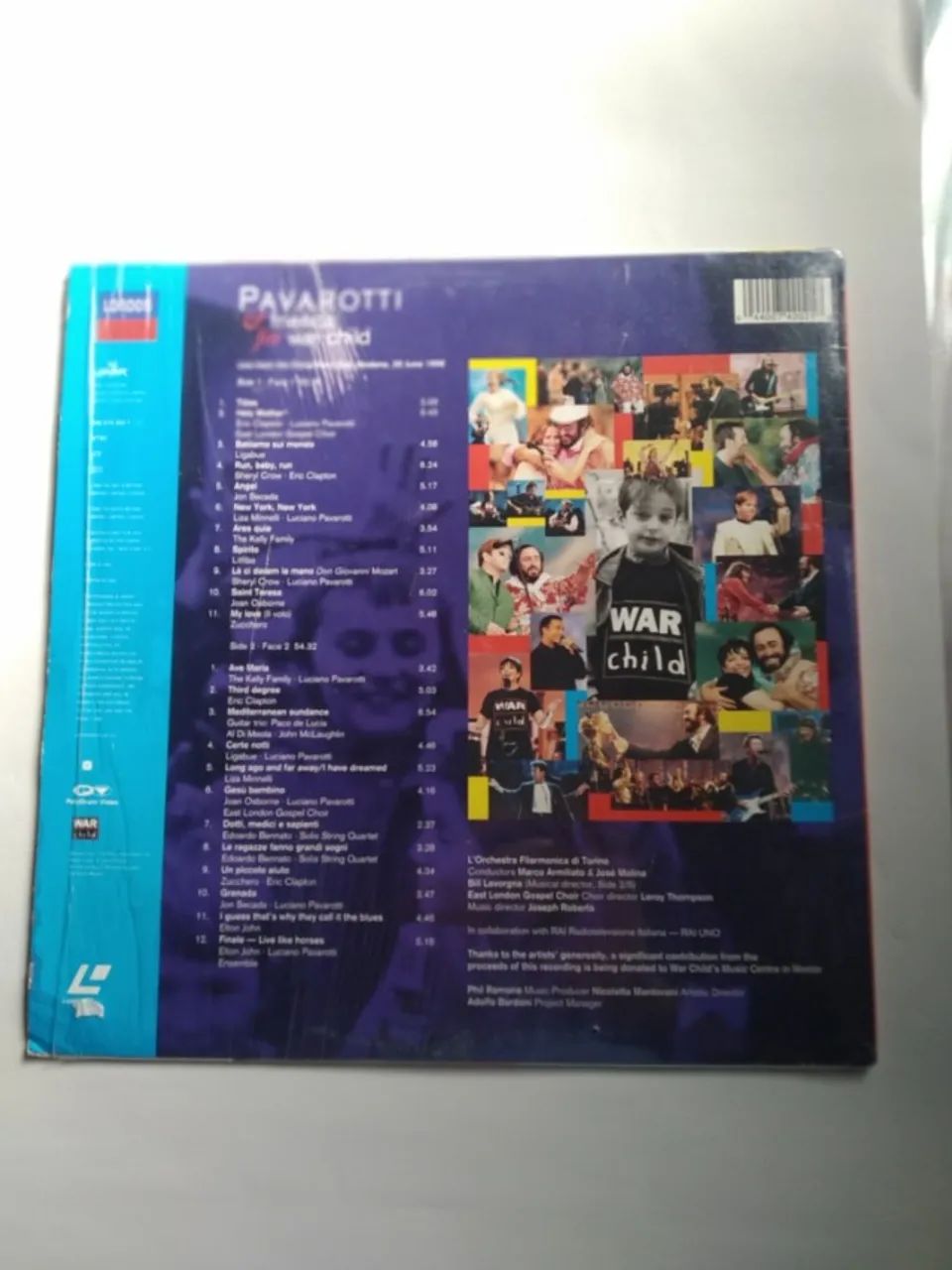 Laser Disc Pavarotti e Friends for war child - Foto 2