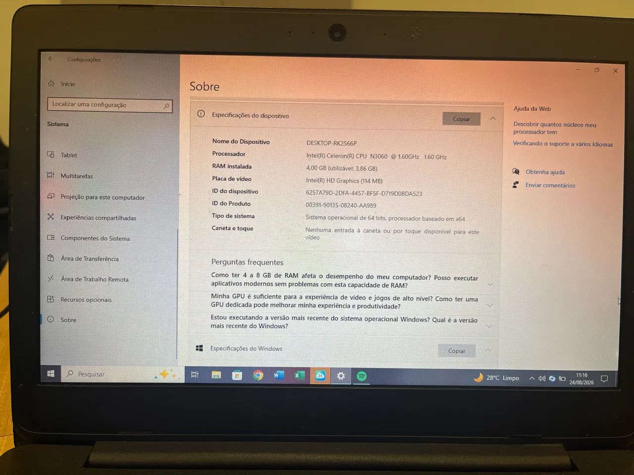Notebook Positivo para Estudos e Tarefas Básicas - Foto 2