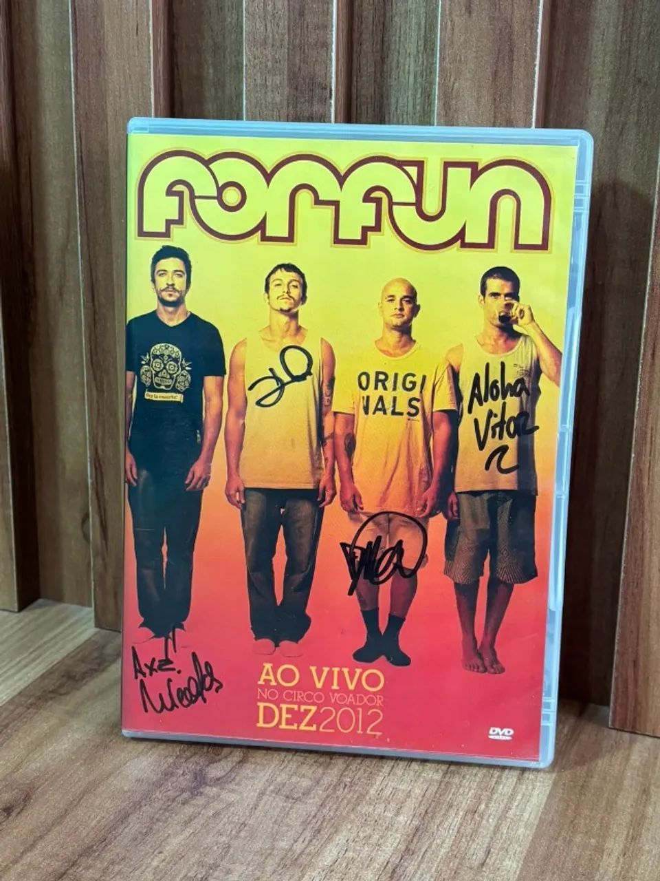 DVD Forfun Ao Vivo no Circo Voador AUTOGRAFADO