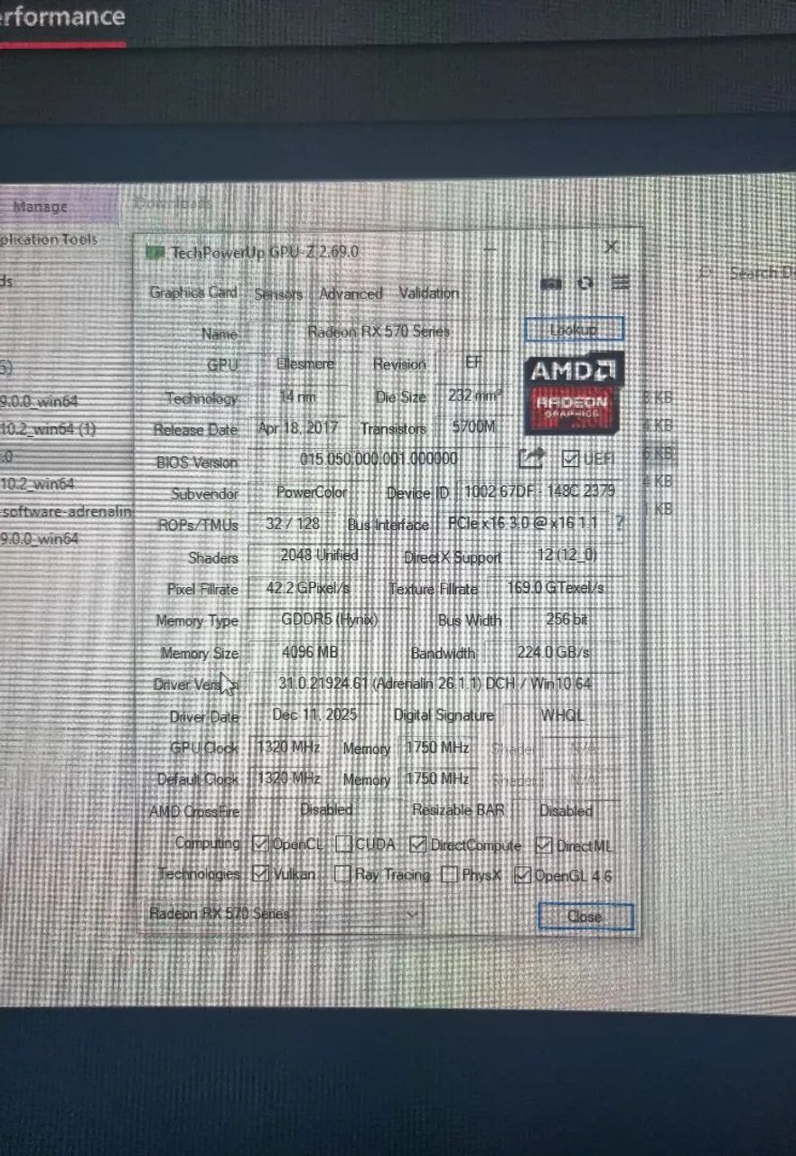Placa de Vídeo RX 570 4GB Gigabyte - BIOSMOD - Foto 5