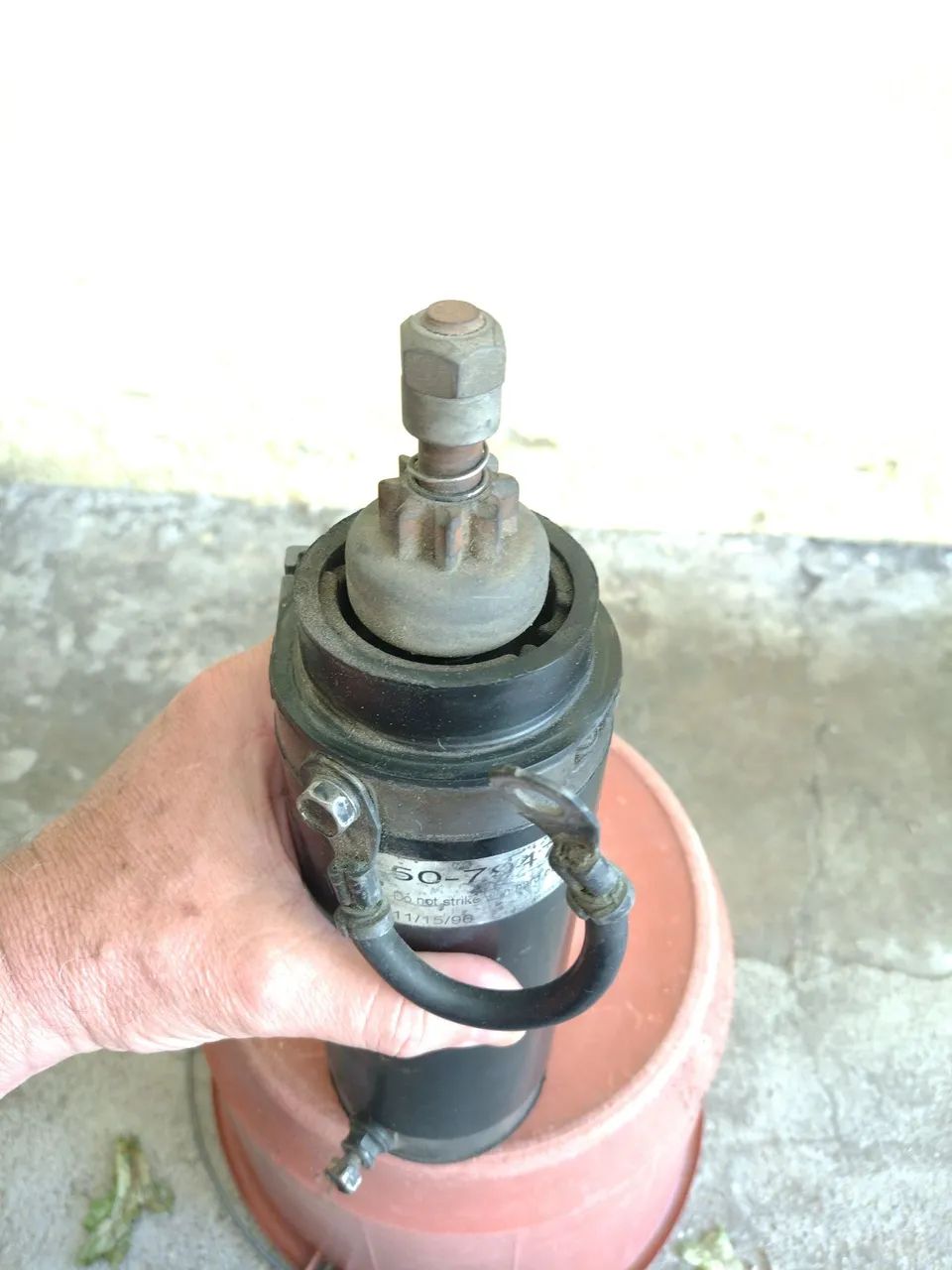 Motor de partida arranque do Mercury 150 Hp EFI  serve em outras potencias - Foto 4