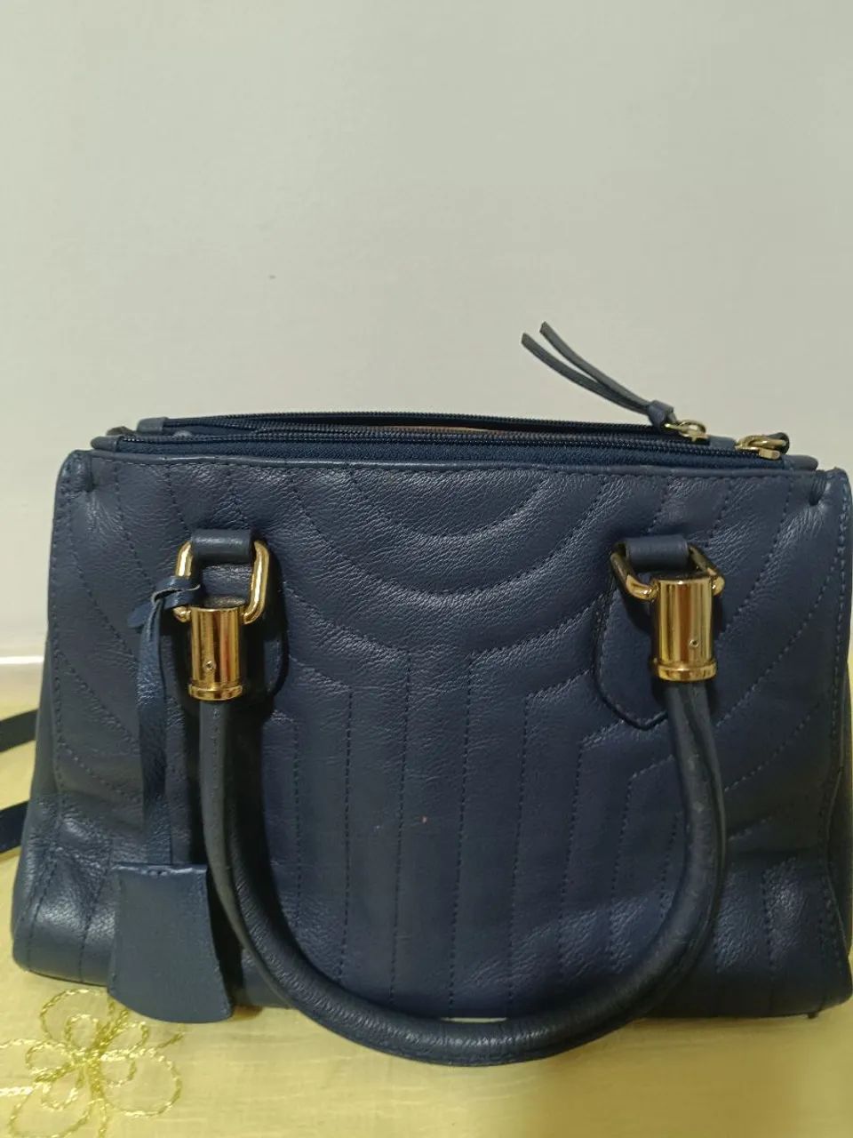 Bolsa de couro legítimo 