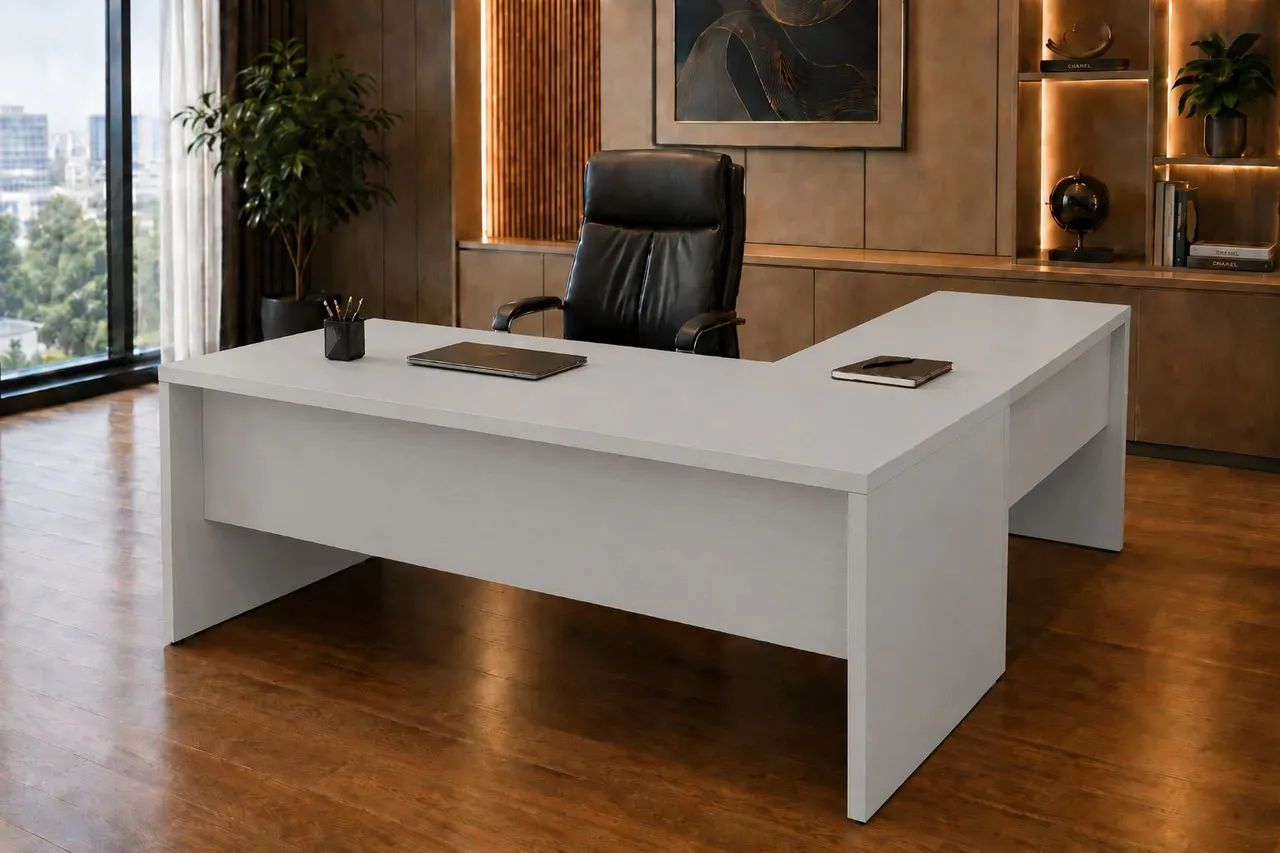 Mesa pra escritório MDF. Em L em MDF  - Foto 2