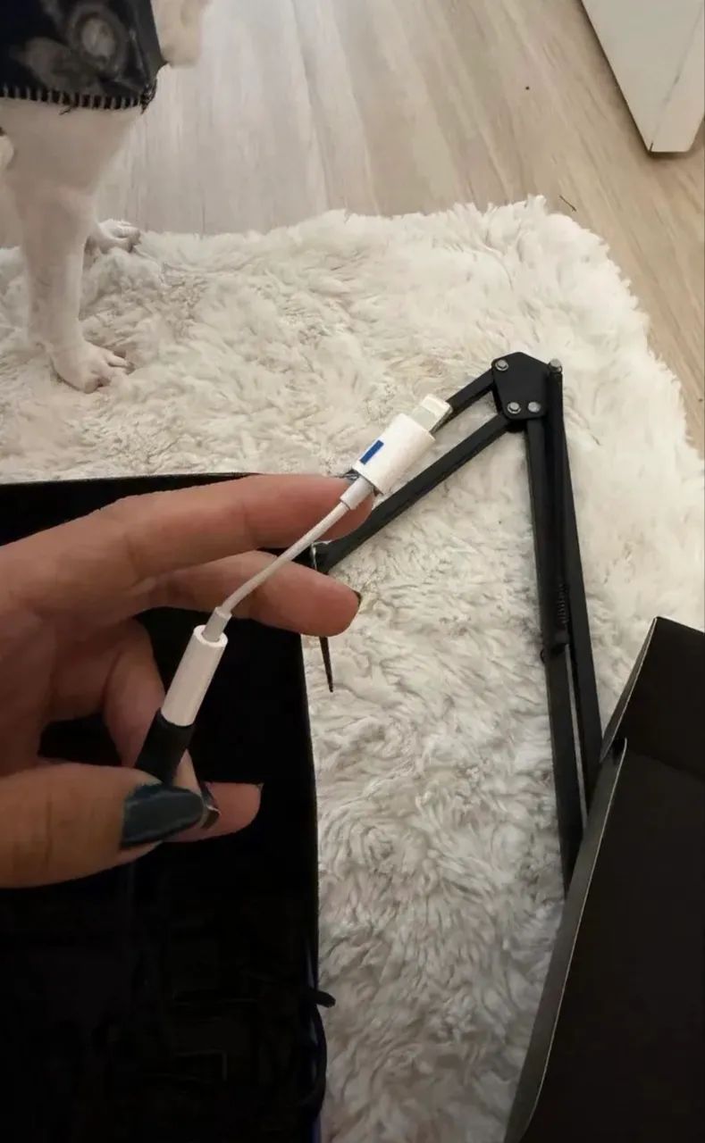 Microfone Fifine K669d Xlr Podcast + Kit Live  - Foto 5
