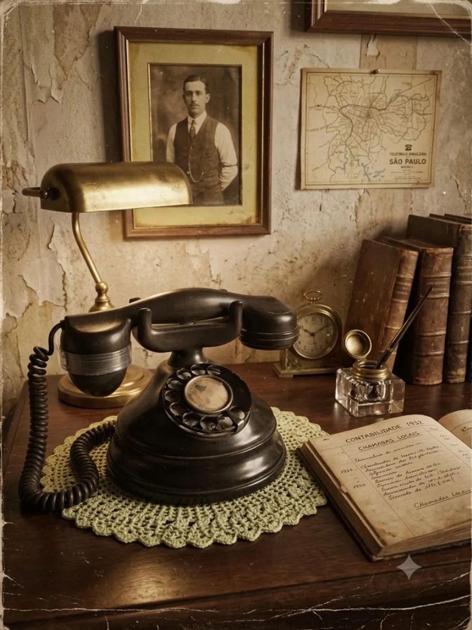 Antigo Telefone  Monophone1920 Companhia telefónica brasileira 