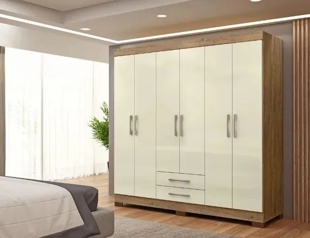 GUARDA ROUPA AGRA 6 PORTAS 
