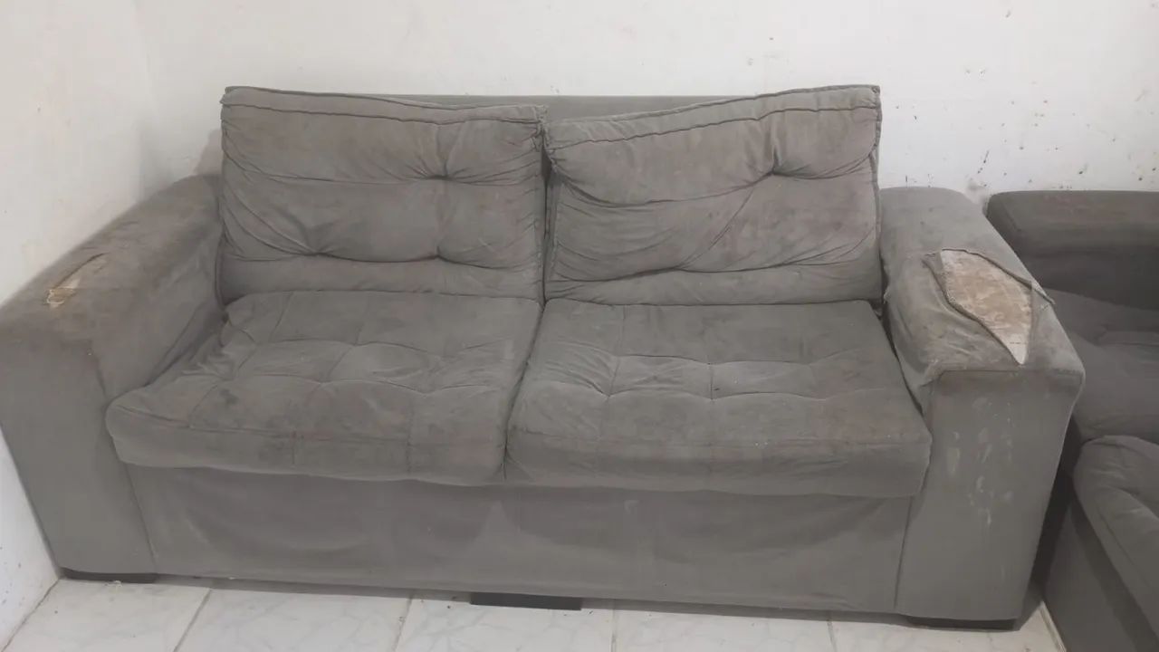 Sofá bom pra ser reformado - Foto 2