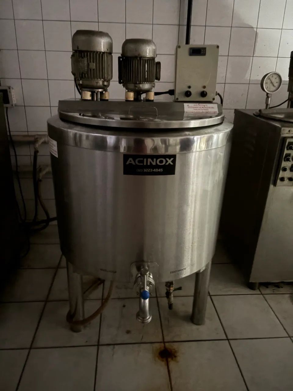 Pasteurizadora ACINOX 200 litros 