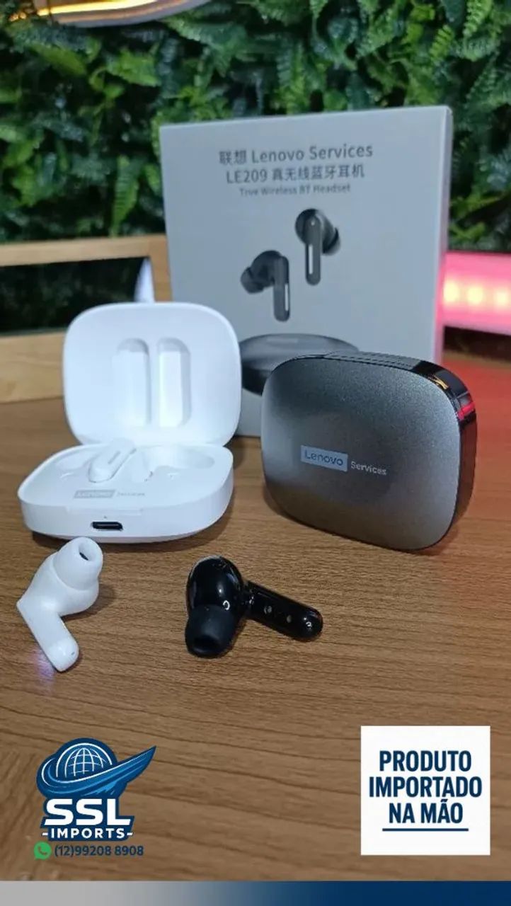 Fone de Ouvido Bluetooth Lenovo LE209