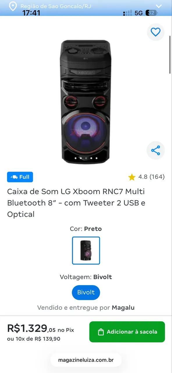 Caixa de Som LG Xboom RNC7 - Foto 2