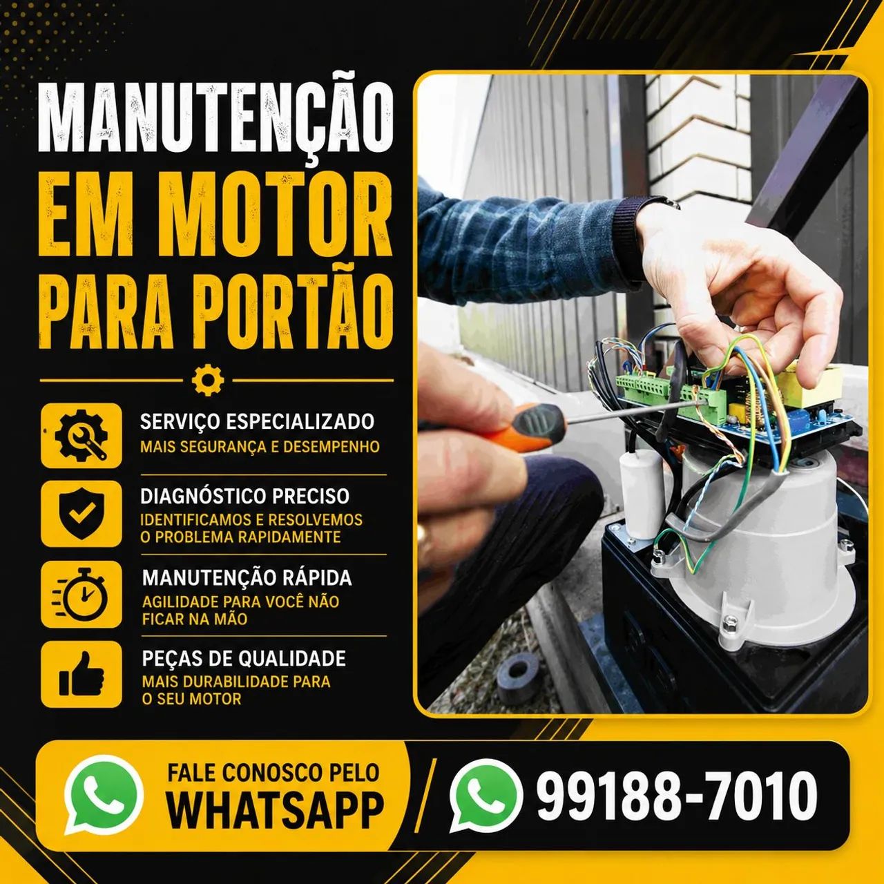 Motor para Portão: Máxima eficiência.