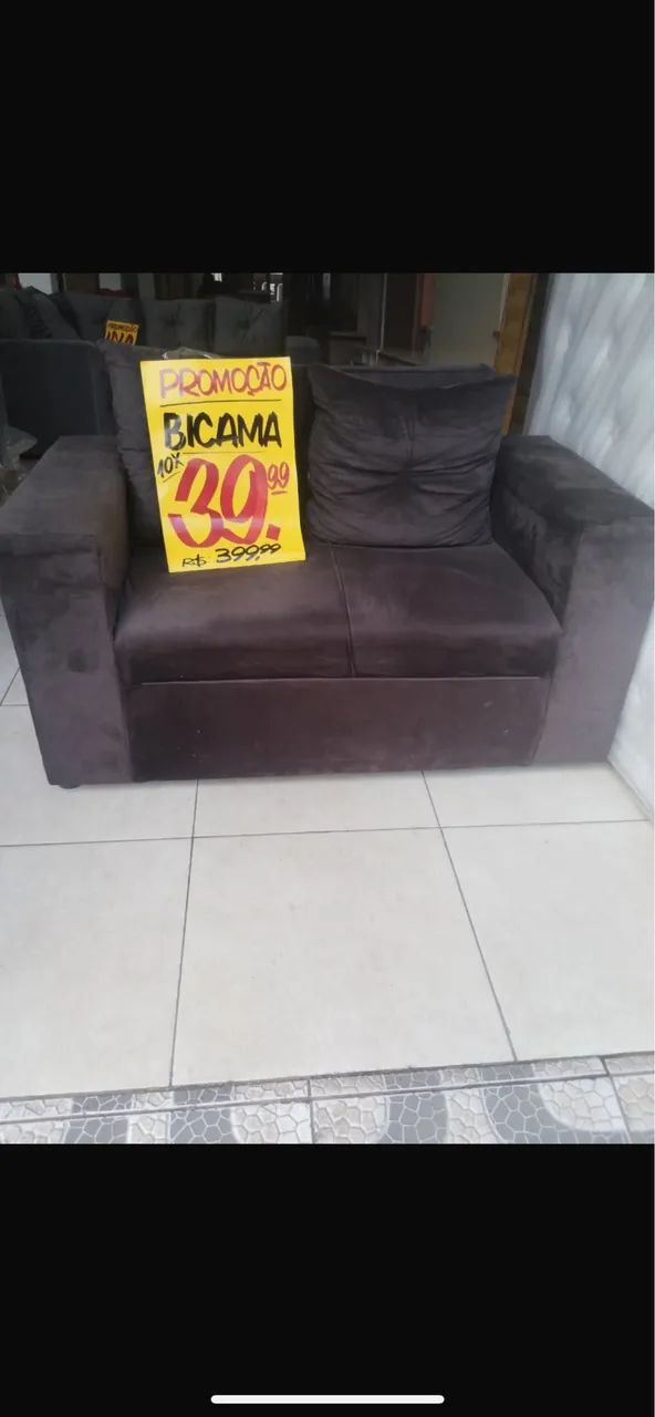 Sofá novo 2 lugares pra hoje 400,00