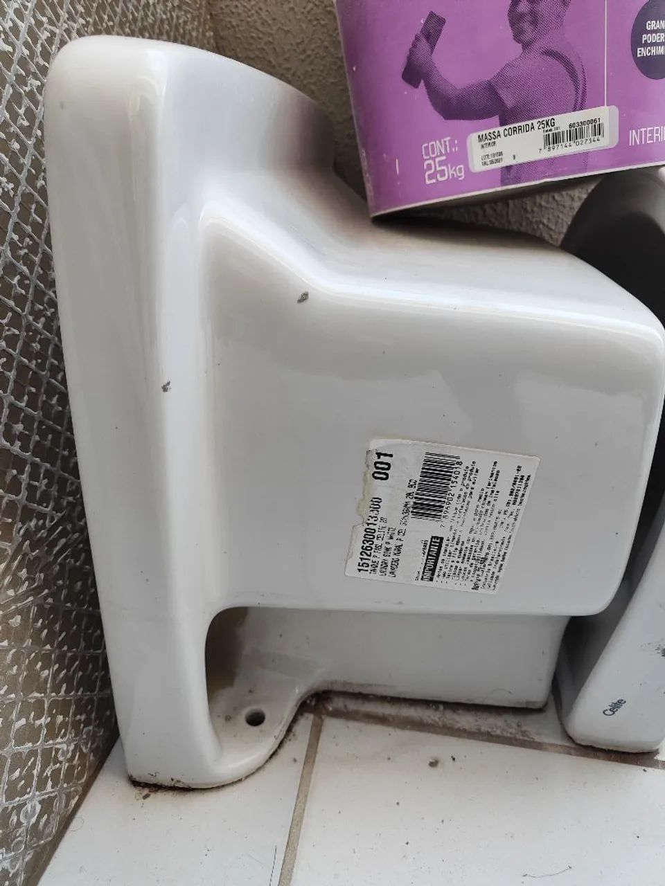 Tanque de Louça Celite 51x38 Branco | Suspenso | Sobra de Obra<br> - Foto 5