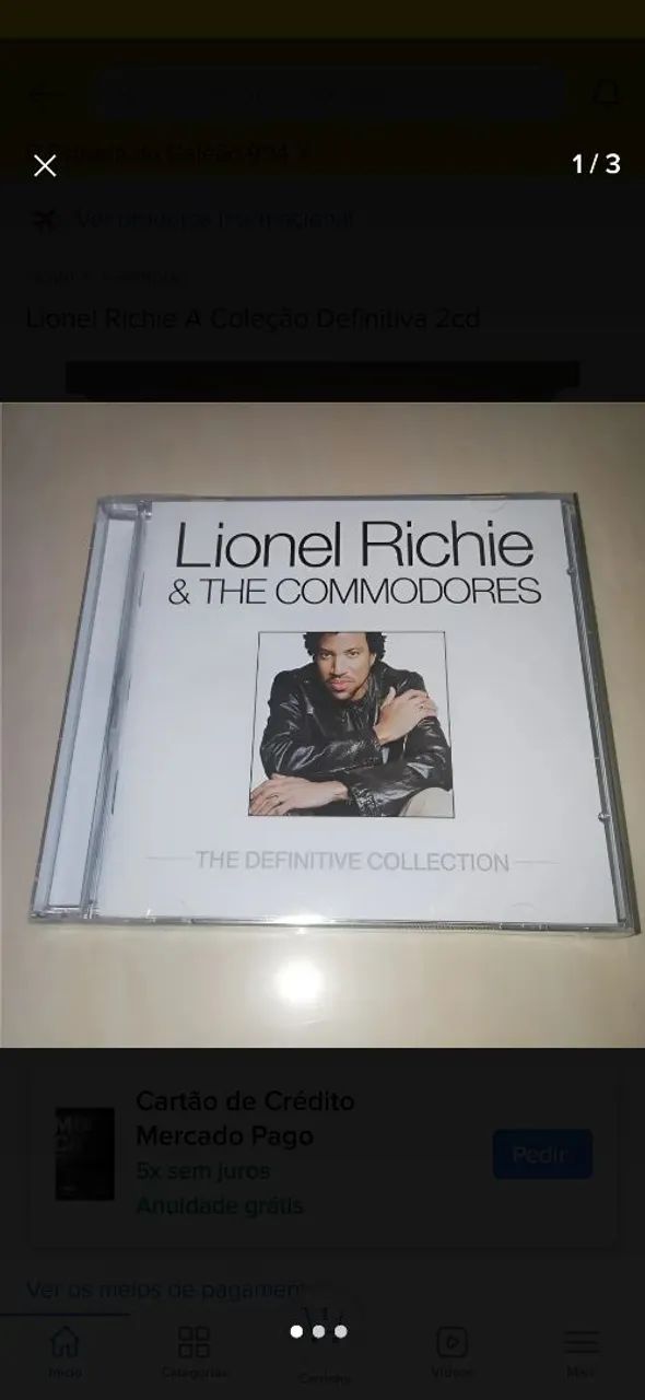 Cd Lionel Ritche & The Commodores - Definitive Collection  - Foto 3