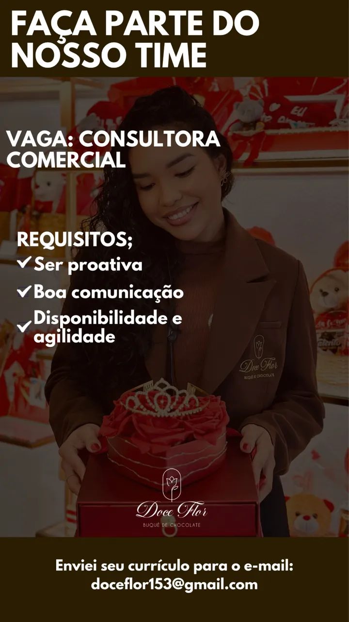 Vaga de vendedora