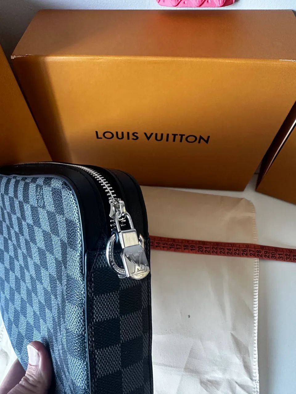 Bolsa Bag Louis Vuitton Trio Messenger - Damier Graphite - Foto 5