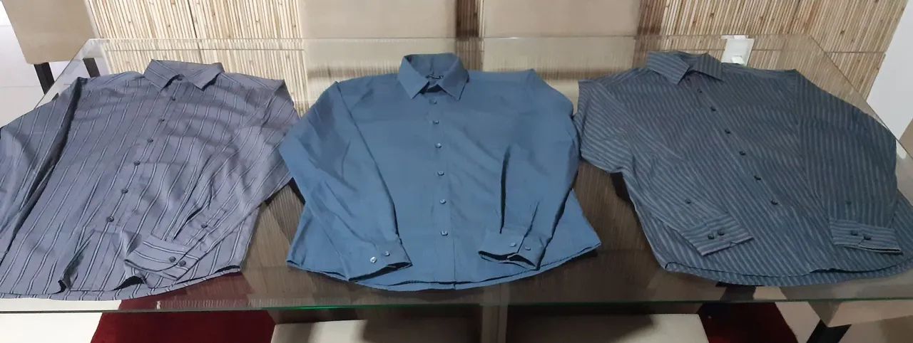 3 Camisas sociais Tamanho P  - Foto 3
