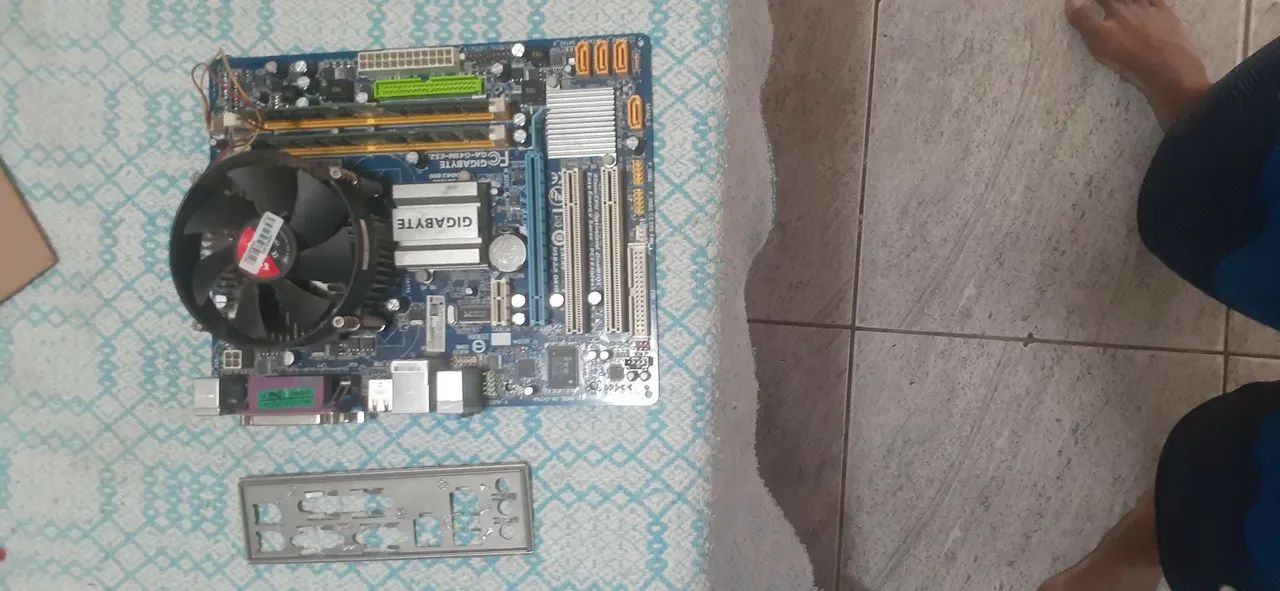 Kit Placa mãe processador core 2 Duo, com 4 Gb RAM  - Foto 5