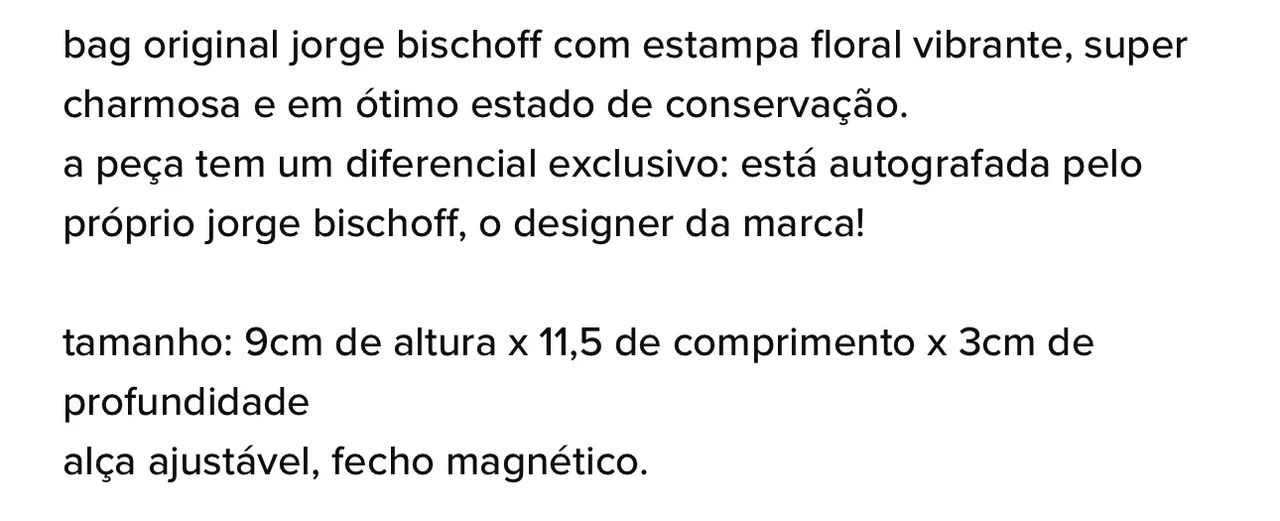 JORGE BISCHOFF MINI - ENVIO RÁPIDO  - Foto 4