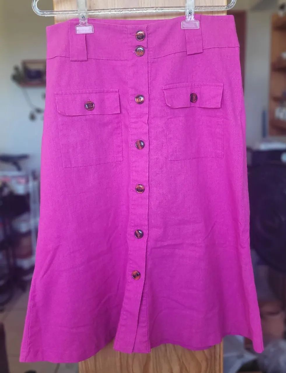 Saia midi rosa - Foto 5