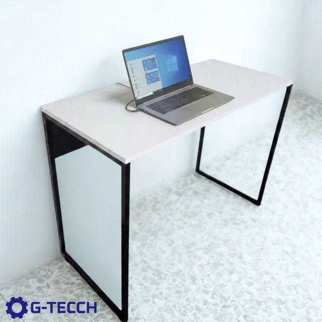 Mesa Multiuso 1m NOVA Estilo Industrial para Notebook Computado de Escritório Estudo Birô - Foto 2