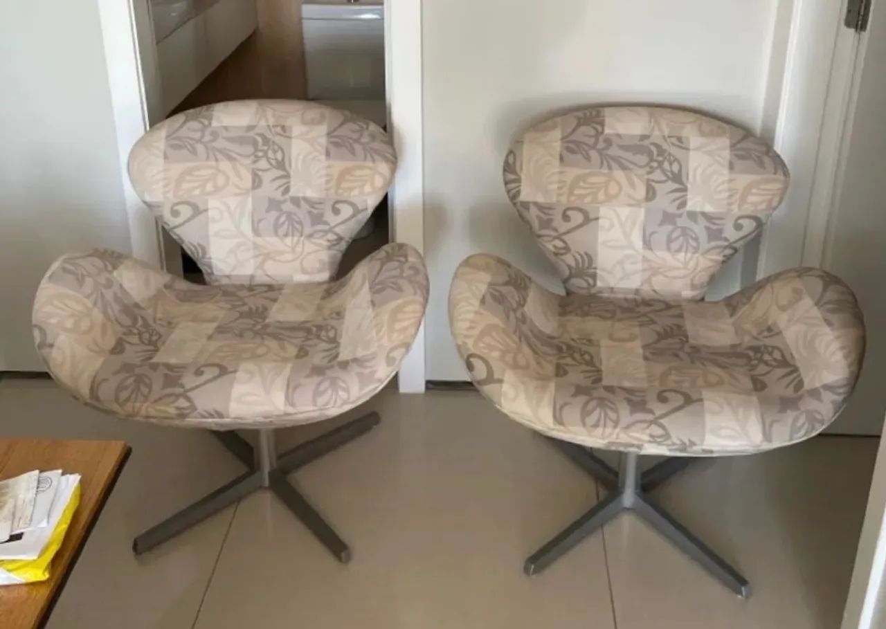 Móveis primeira linha, sofá junco natural, cadeira, poltronas Swan e junco natural  - Foto 2