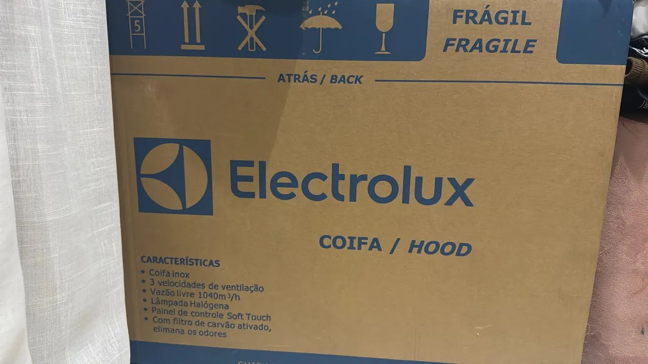 Coifa Electrolux nunca utilizada